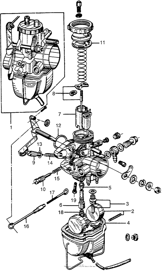 Left carburetor