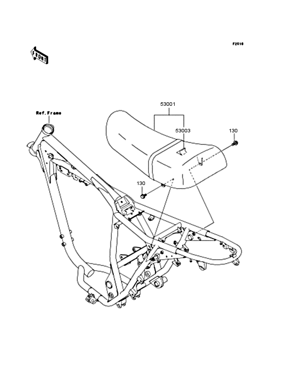 BJ250 Сиденье