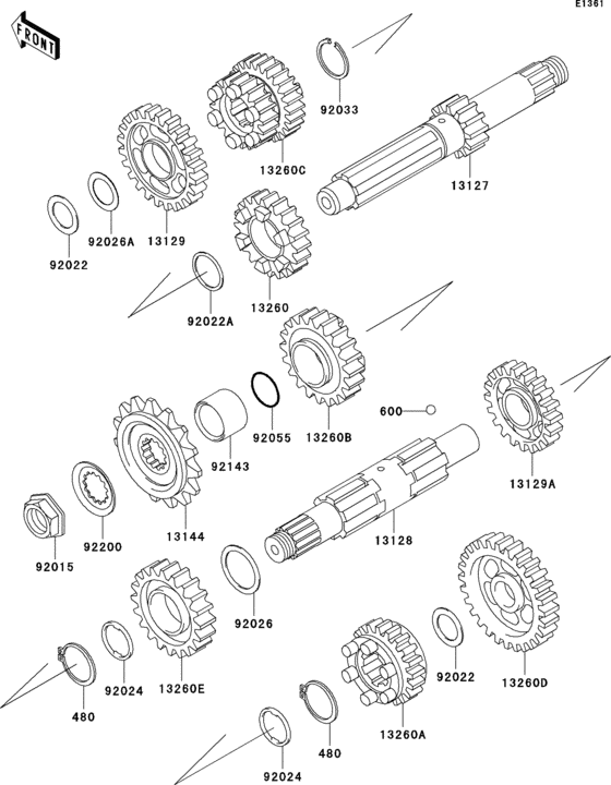 VN800 Трансмиссия