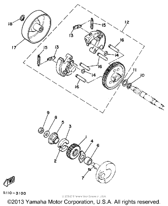 PW50N Сцепление