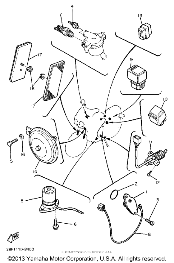 FZR400W Электрика