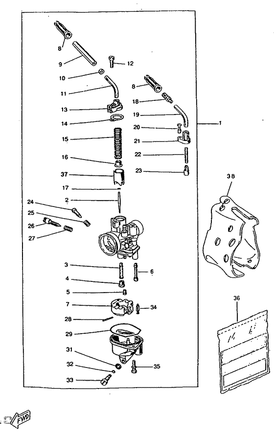 CW50RSX Карбюратор