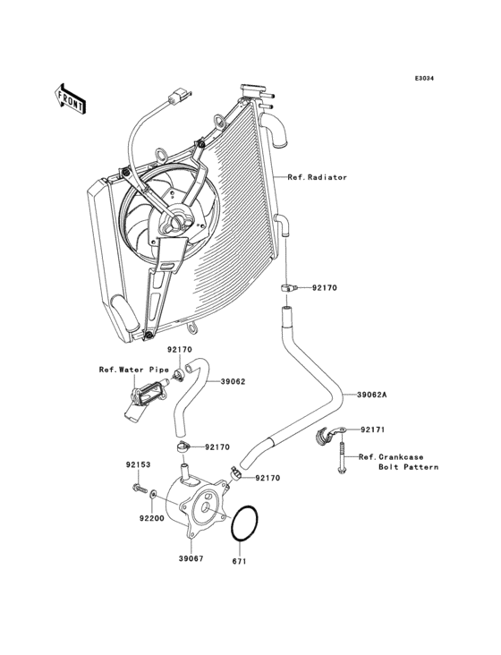 ZX1400 Масляный картер