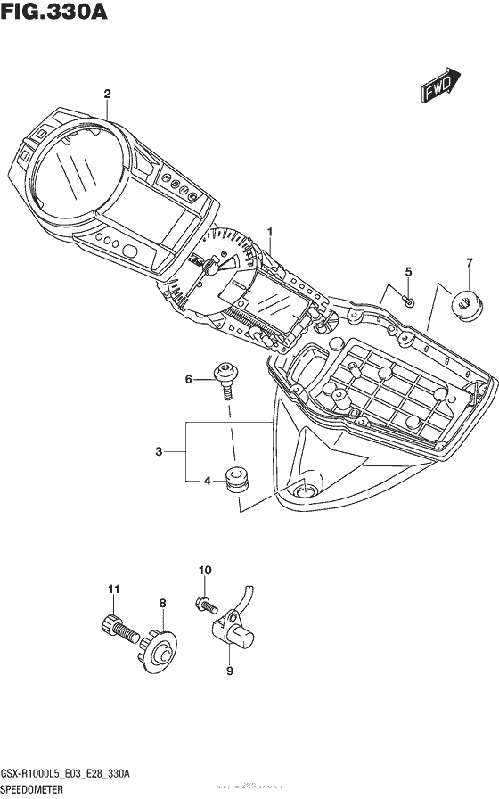 Speedometer (Gsx-R1000L5 E03)