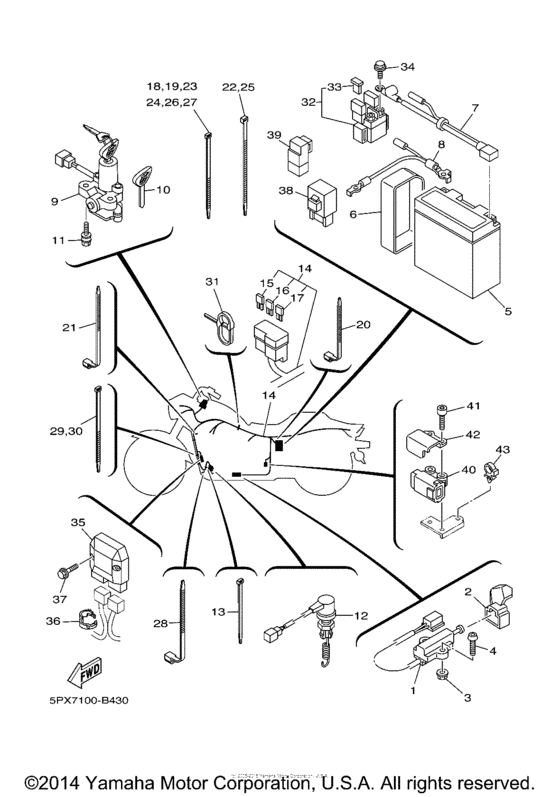 XV1700PCRC Электрика