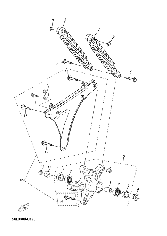 Rear arm & suspension