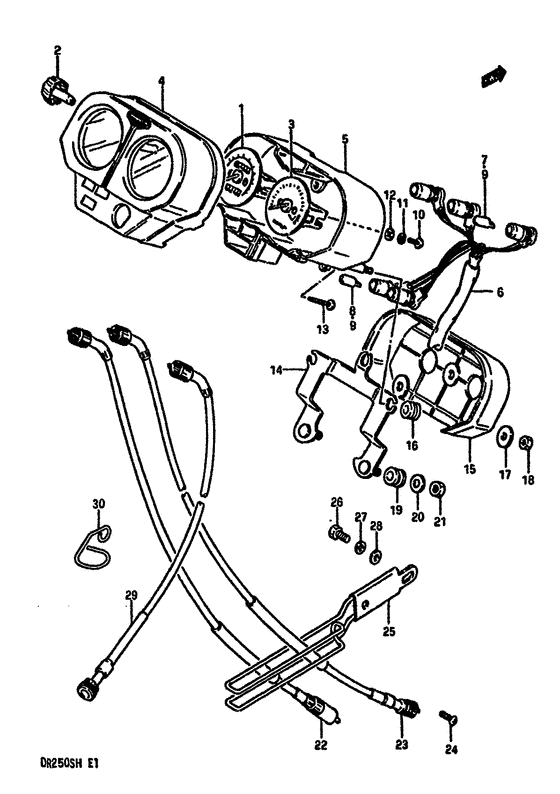 Speedometer-tachometer