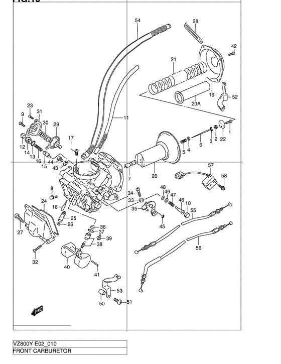 Front carburetor