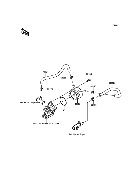 ZX636 Масляный картер