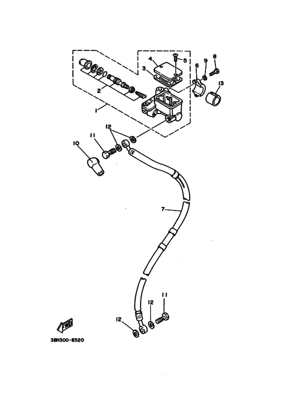 Front faster cylinder