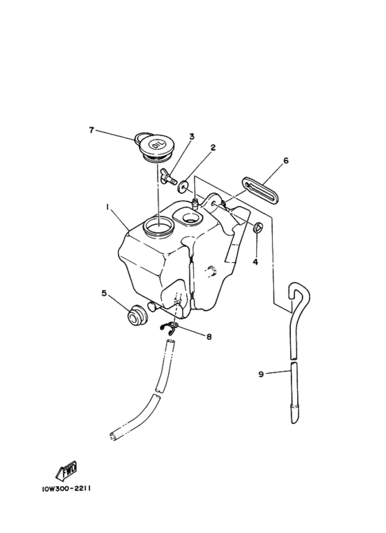 Oil tank assy