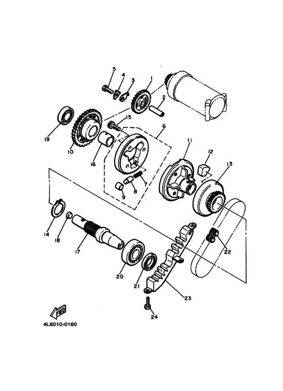 Starter clutch outer assy