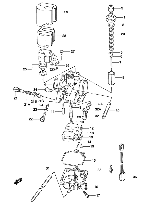 Carburetor assy