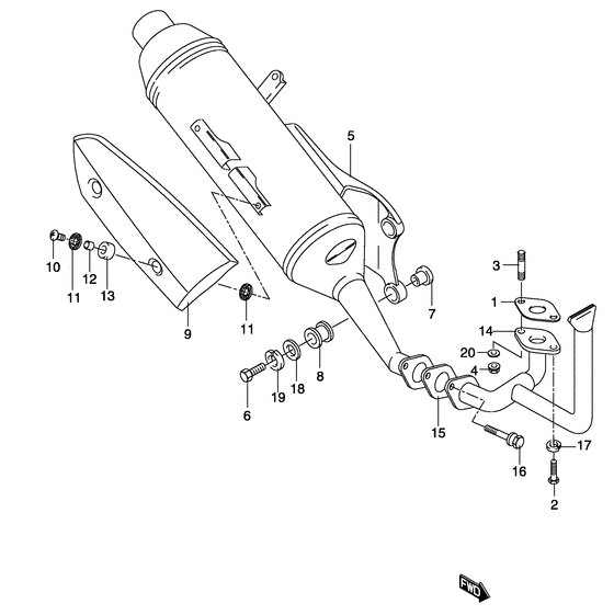 Muffler comp