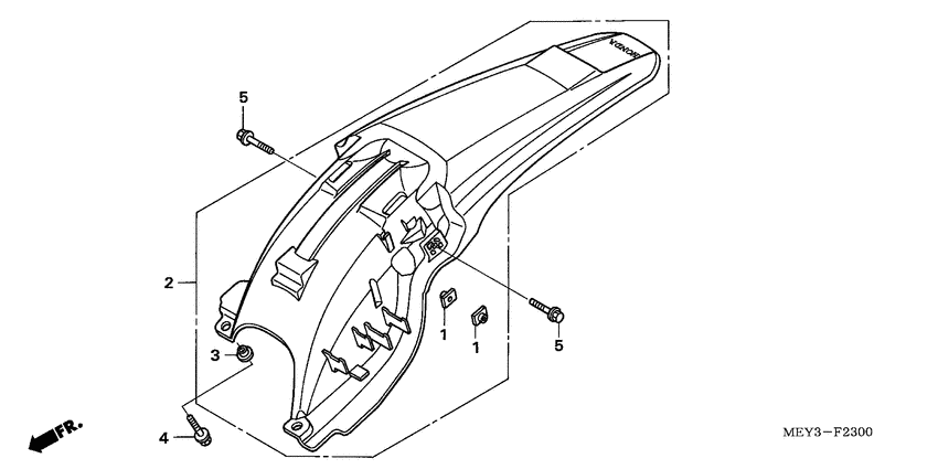  Заднее крыло