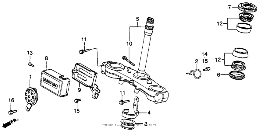 Steering stem 82-83
