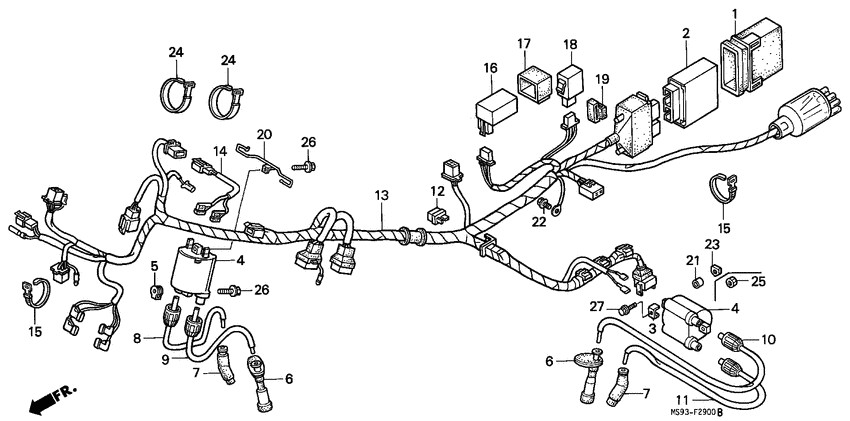 Harness wire