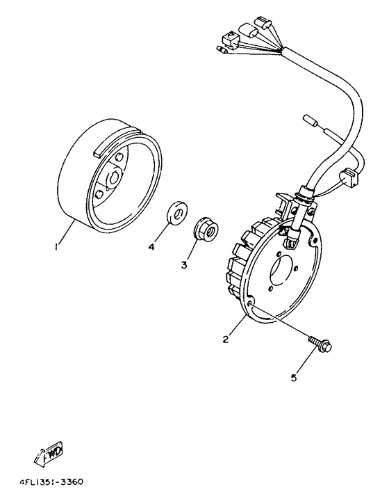 TZR125 Генератор