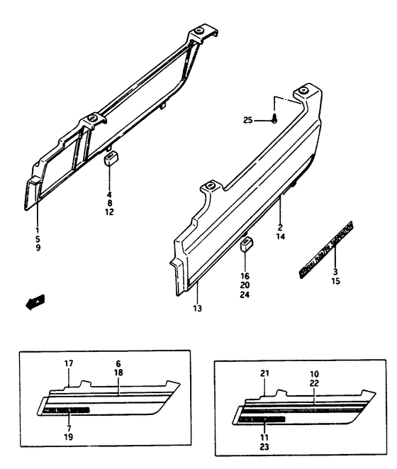 Seat molding