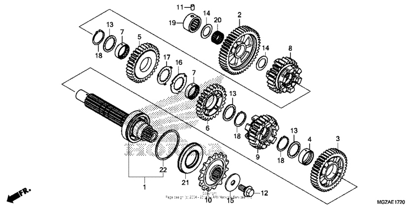 Transmission (countershaft)