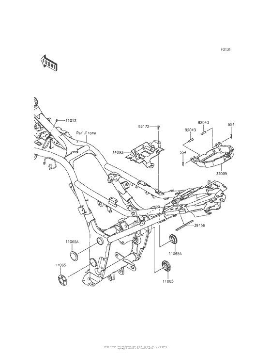 EX300 Рама ,крепежные детали