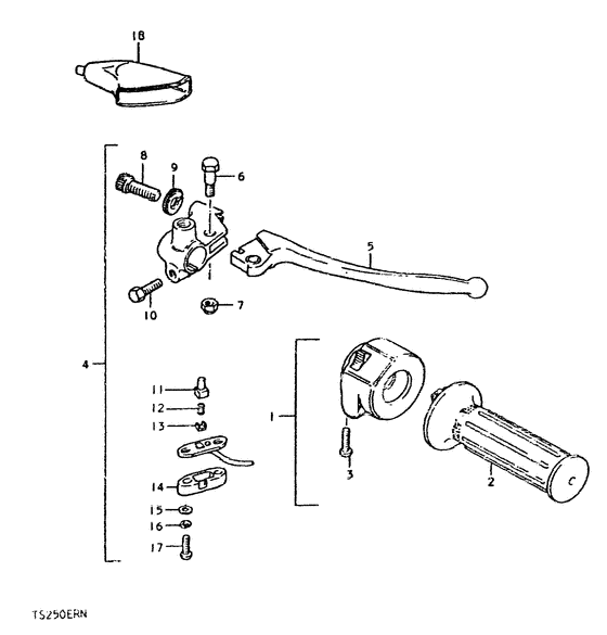 Right handle switch
