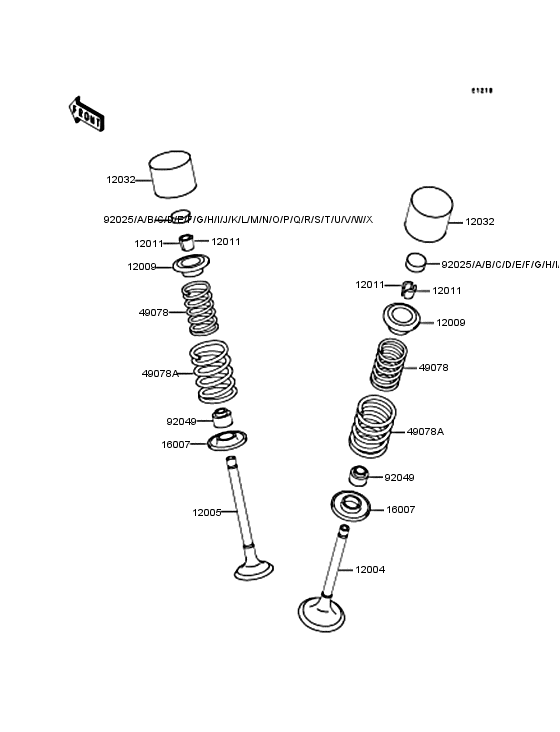 Rocker arms/valves