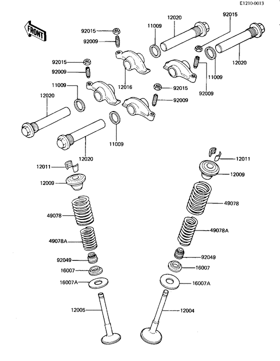 Rocker arms/valves