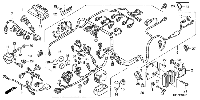 Harness wire