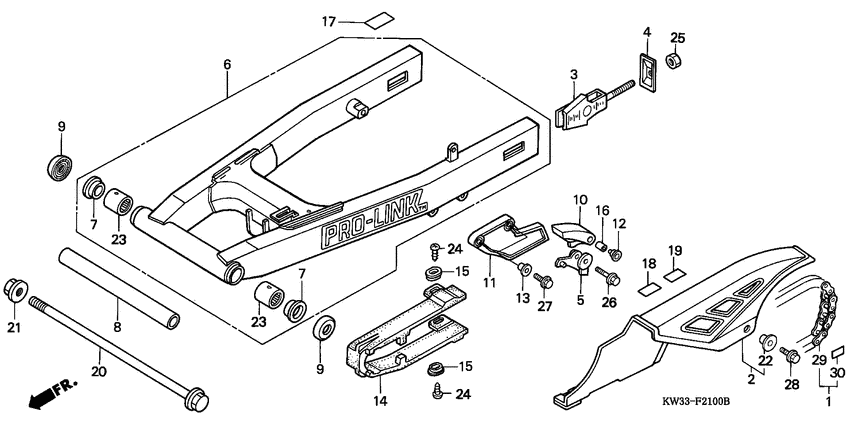 Swingarm/chain case