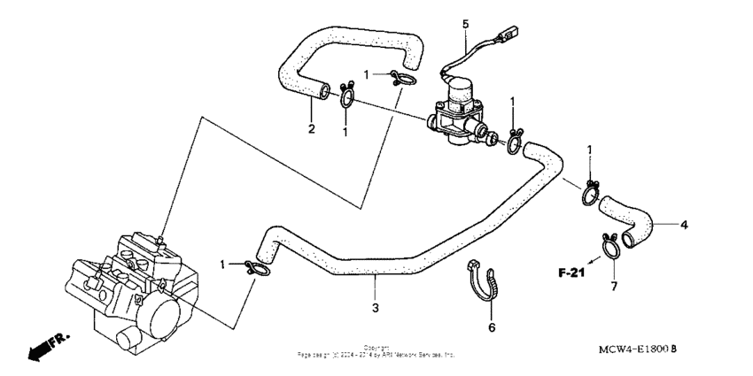 VFR800 (ABS) Воздушный регулирующий клапан