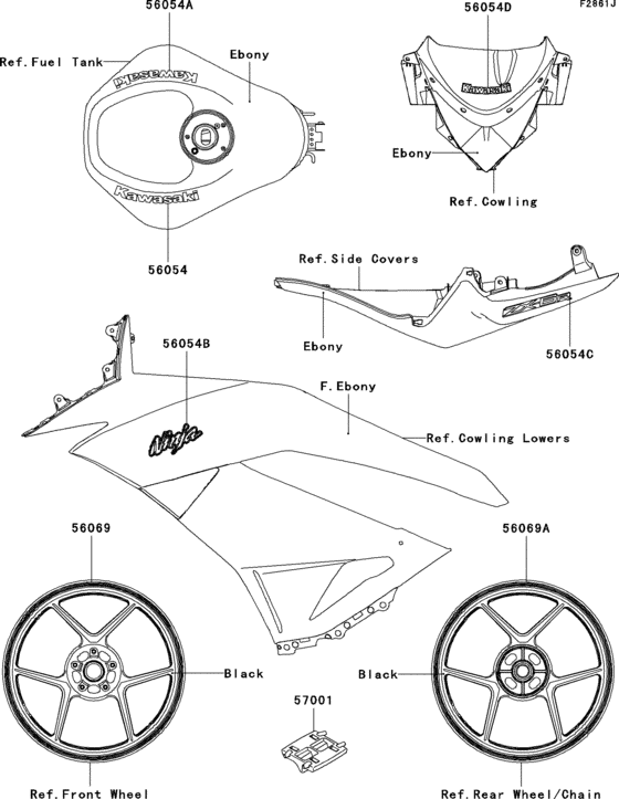 ZX600 Decals(ebony)(rbf)