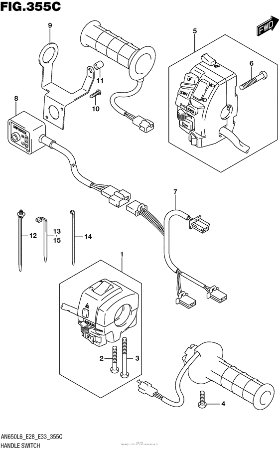 Handle Switch (An650Zl6 E33)