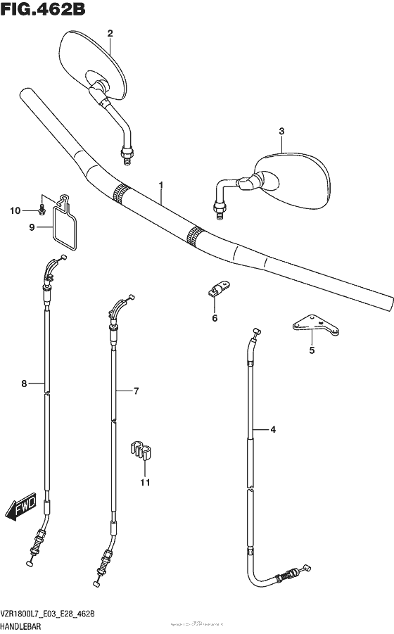 Handlebar (Vzr1800Bzl7 E03)