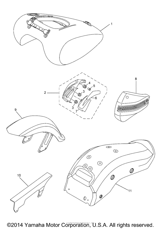 Alternate painted parts