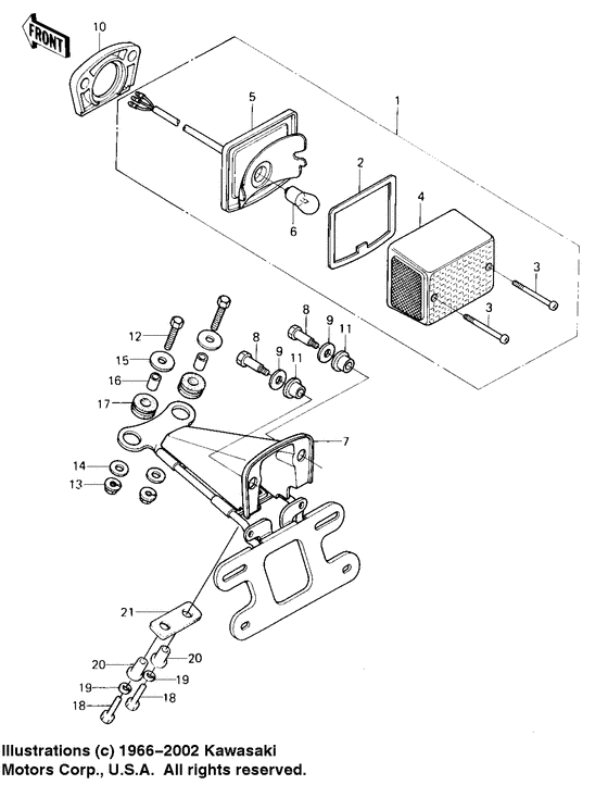 Taillight unit ass`y