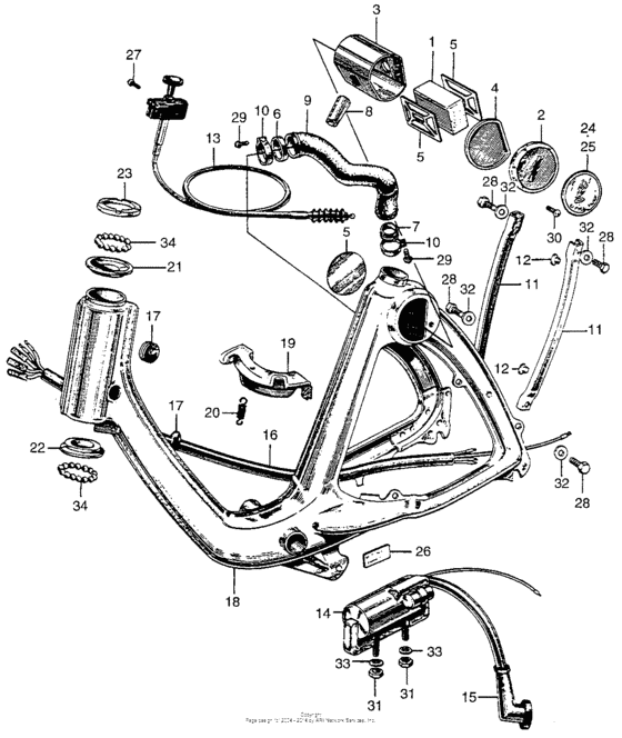 Frame + air cleaner