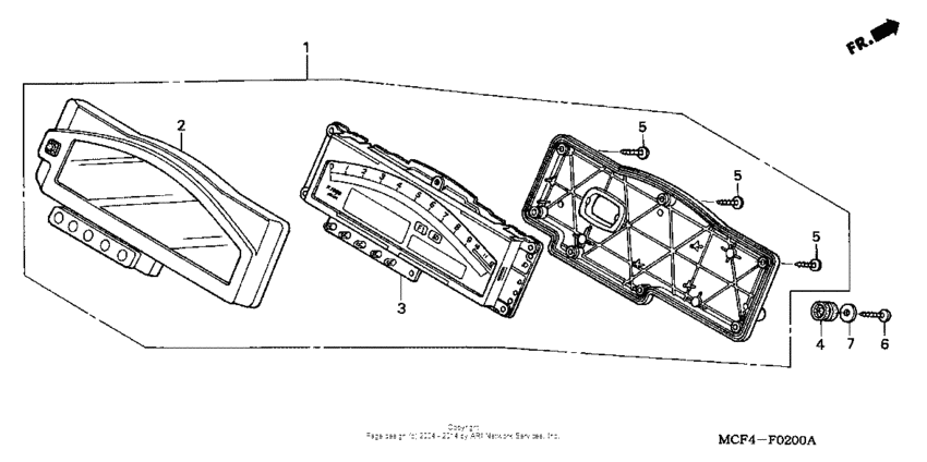 RVT1000R Speedometer ('00-'03)