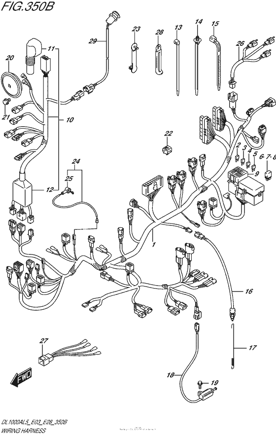 Wiring Harness (Dl1000Al5 E28)