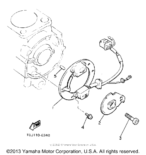 YX600UC Pickup coil governor