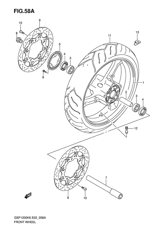 GSF1200 Transom + tube