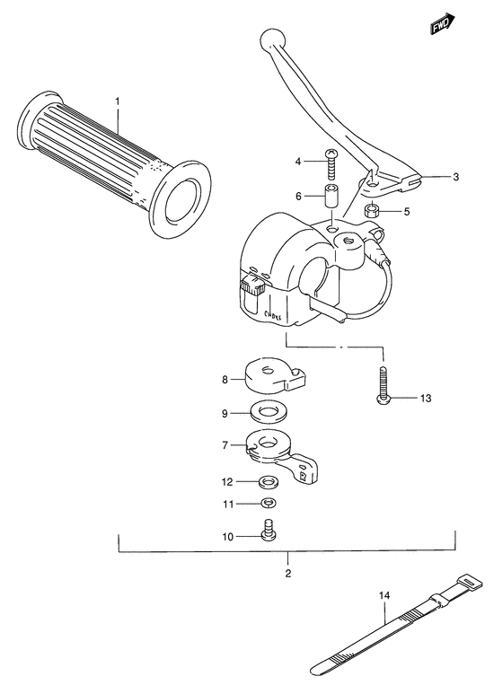 Left handle switch