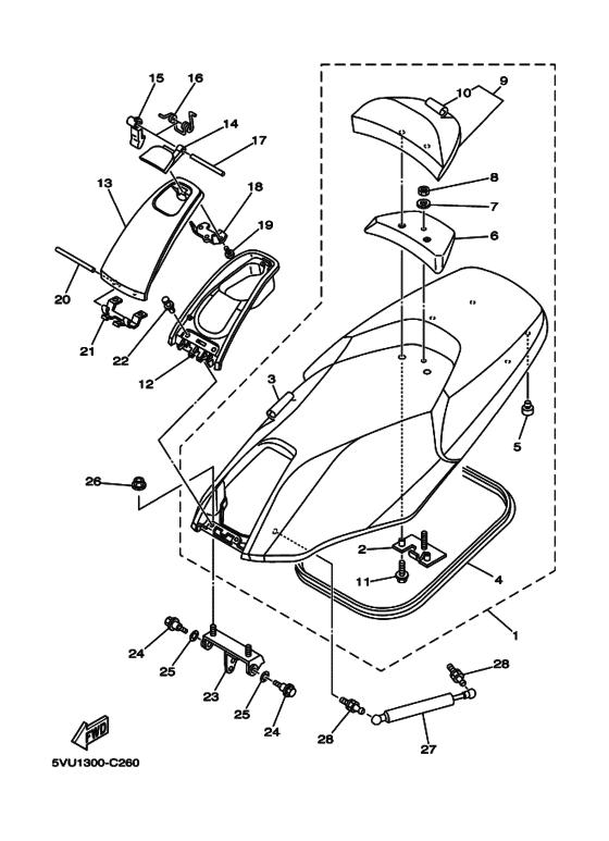 XP500 Пружина