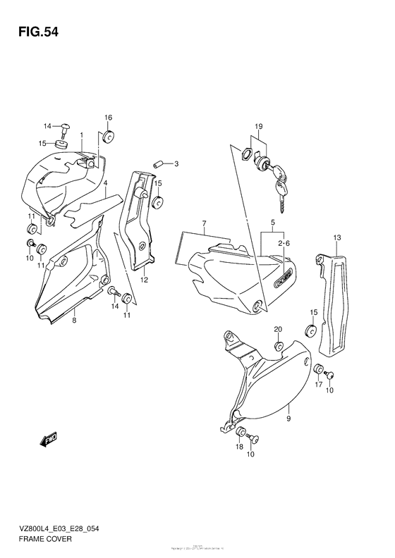 Frame Cover (Vz800L4 E33)