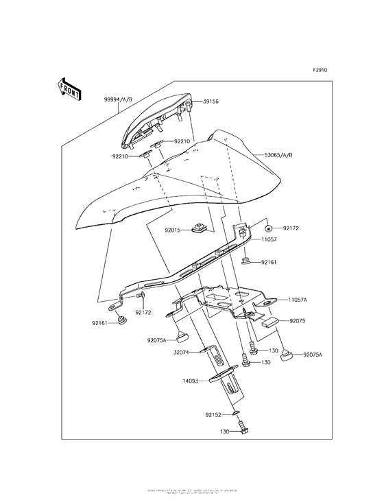 ZR900 Accessory (Single Seat Cover)