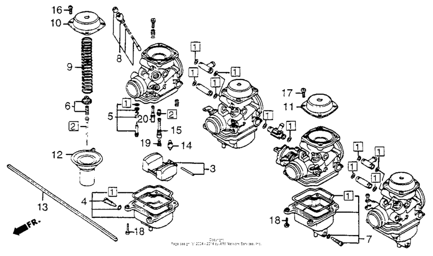 Carburetor comp. parts