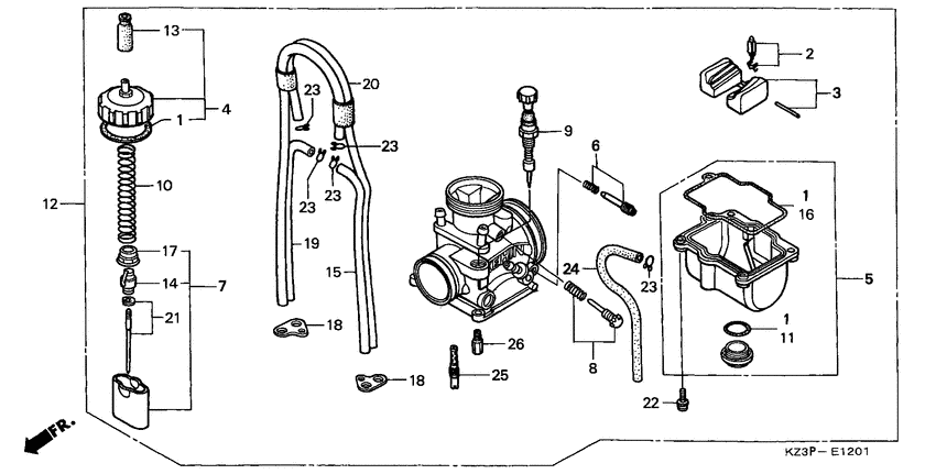 Carburetor assy