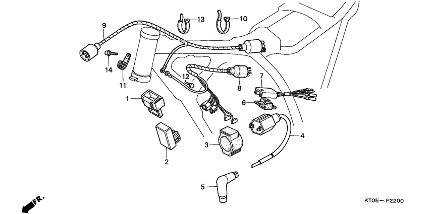 Wire harness/ ignition coil