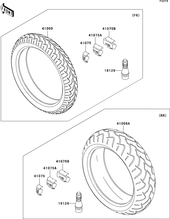 ZX636 Покрышки