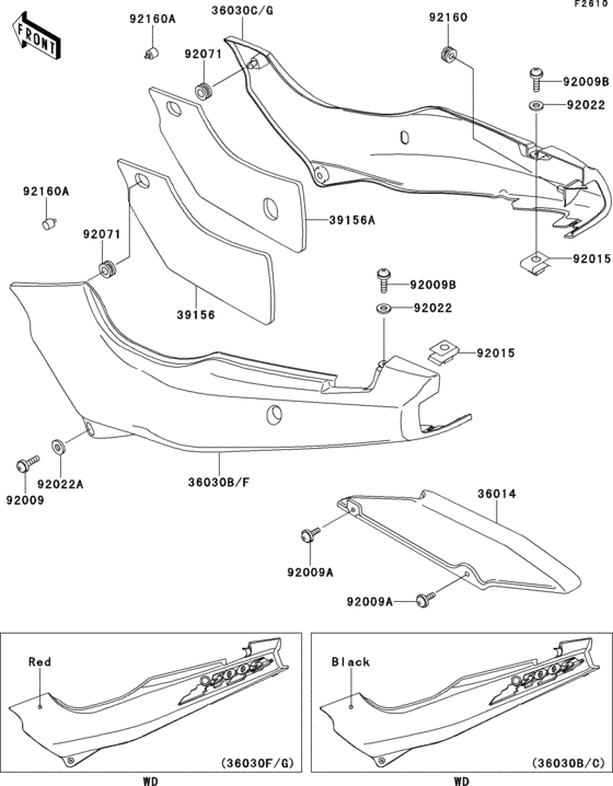 Side covers/chain cover(ex500-d1)